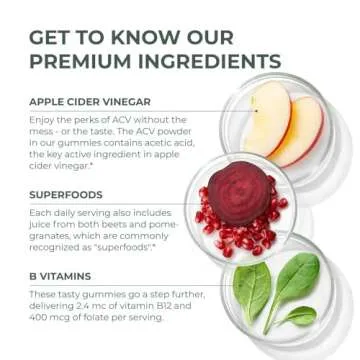 Delicious Sugar-Free Apple Cider Vinegar Gummies for Health