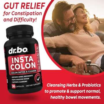 Colon Cleanser Detox for Weight Flush - 15 Day Colon Cleanse Pills Poop for Women Men - Fast Natural Laxative, Bowel Movement Supplements Intestinal Health Body Flush Stomach Bloating Gut Loss Support