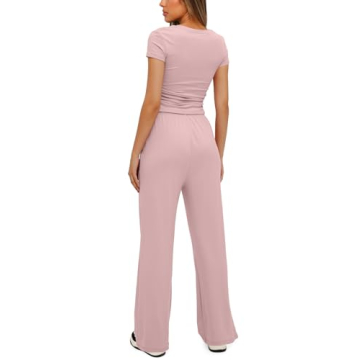 Darong Women's Stylish Ruched Lounge Set for Ultimate Comfort