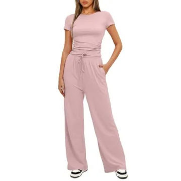 Darong Women's Stylish Ruched Lounge Set for Ultimate Comfort