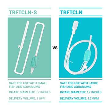 TERA PUMP Nano Aquarium Siphon Cleaner for Small Tanks