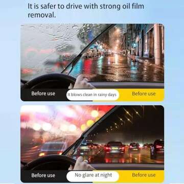 Gelmalls Glass Cleaner- Professional Grade Windshield Brushes with Clean Degreaser for Auto Windows ...