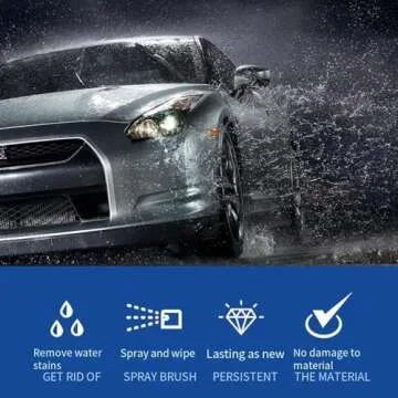 Gelmalls Glass Cleaner- Professional Grade Windshield Brushes with Clean Degreaser for Auto Windows - Removes Oil Film and Coating with Ease. Improves Clarity and Visibility