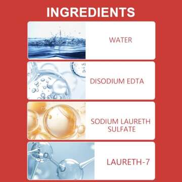 Gelmalls Glass Cleaner- Professional Grade Windshield Brushes with Clean Degreaser for Auto Windows - Removes Oil Film and Coating with Ease. Improves Clarity and Visibility