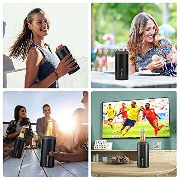 3 in 1 Slim Can Cooler - Keep Drinks Cold for Hours