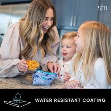 Simple Modern Disney Reusable Snack Bags for Kids | Food Safe, BPA Free, Phthalate Free, Polyester Zip Pouches | Washable & Refillable Sandwich Bag | Ellie Collection | 3 pack | Minnie Mouse Retro