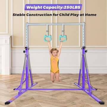 Foldable Gymnastics Bar for Ages 3-15 | FC FUNCHEER