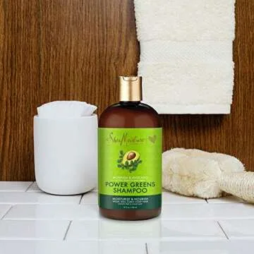 SheaMoisture Power Greens Curly Hair Shampoo & Conditioner