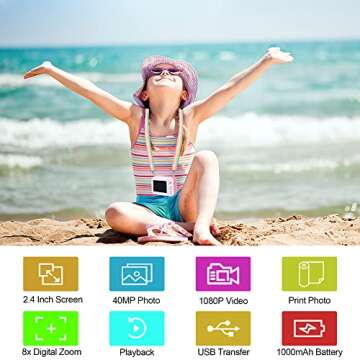 SudnXih Instant Camera for Kids – Fun and Creative