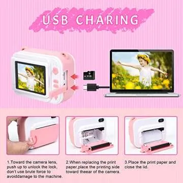 SudnXih Instant Camera for Kids – Fun and Creative