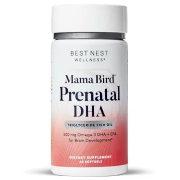 Premium Prenatal DHA for Healthy Pregnancy & Baby Development - 60 Softgels