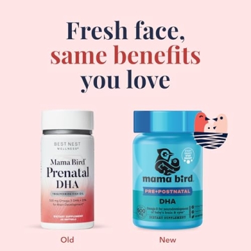 Best Nest Wellness Mama Bird Prenatal DHA Omega-3 Supplement