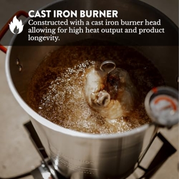 GasOne Turkey Fryer Fish Fryer Complete Outdoor Cooking Set