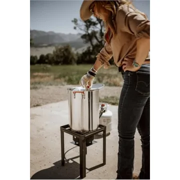 GasOne Turkey Fryer Fish Fryer Complete Outdoor Cooking Set