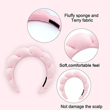 Yiwafu Spa Headband - Perfect for Skincare and Makeup
