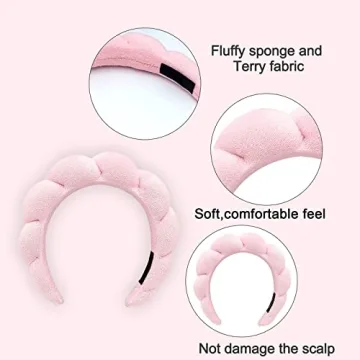 Yiwafu Spa Headband - Perfect for Skincare and Makeup
