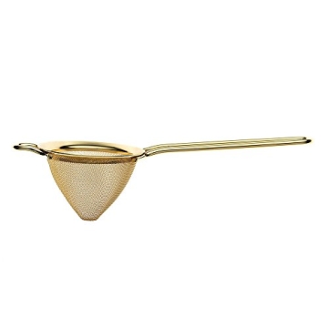 Barfly Gold Cocktail Strainer for Mixologists and Bartenders