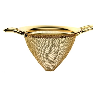 Barfly Gold Cocktail Strainer for Mixologists and Bartenders