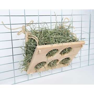 Small Pet Select Hand Made Hay Manger, Large