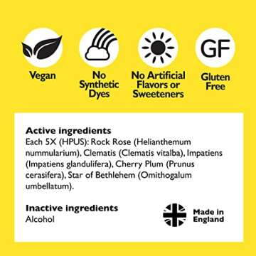 Bach RESCUE REMEDY Spray 20mL, Natural Stress Relief, Homeopathic Flower Essence, Vegan, Gluten & Sugar-Free, Non-Habit Forming (Packaging May Vary)