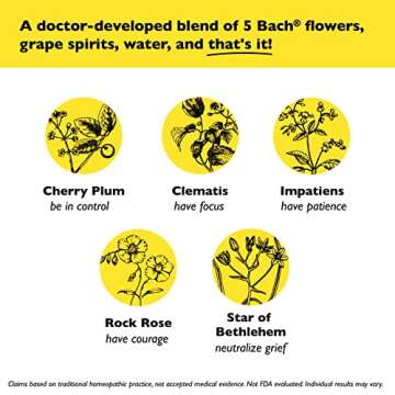 Bach RESCUE REMEDY Spray 20mL, Natural Stress Relief, Homeopathic Flower Essence, Vegan, Gluten & Sugar-Free, Non-Habit Forming (Packaging May Vary)