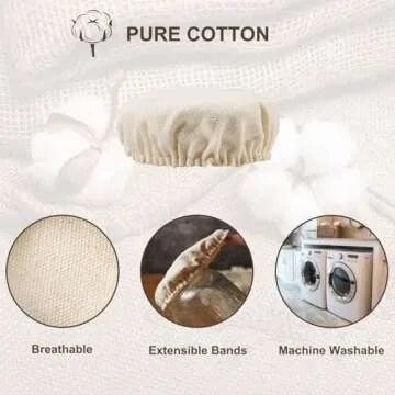 Eco-Friendly Cloth Covers for Fermentation Jars 5-Pack