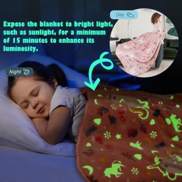 Glow-in-the-Dark Blanket for Kids | Cozy and Magical