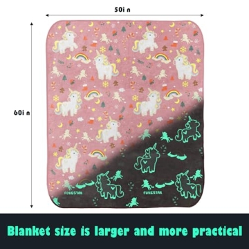 Glow-in-the-Dark Blanket for Kids | Cozy and Magical