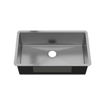 32 Stainless Steel Kitchen Sink Noise Reduction Lifetime Warranty