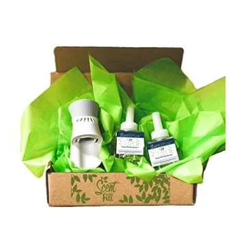 ScentDiffuse Pet Odor Deodorizing Air Freshener Starter Kit, 2 Refills + Diffuser