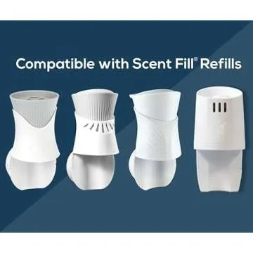 ScentDiffuse Pet Odor Deodorizing Air Freshener Starter Kit, 2 Refills + Diffuser