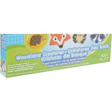 Engaging Perler Beads Woodland Creatures Craft Kit for Kids