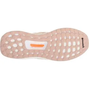 adidas Women's Ultraboost, ash pearl/linen/clear orange, 10.5 M US