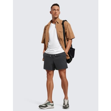 CRZ YOGA Men's Athletic Shorts - Versatile 5'' Workout Gear