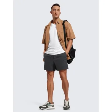 CRZ YOGA Men's Athletic Shorts - Versatile 5'' Workout Gear