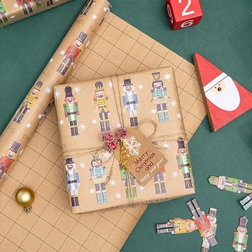 RUSPEPA Jumbo Christmas Wrapping Paper - Perfect for Gifts