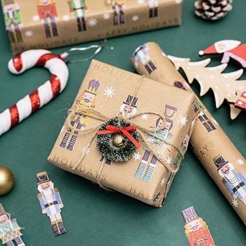 RUSPEPA Jumbo Christmas Wrapping Paper - Perfect for Gifts
