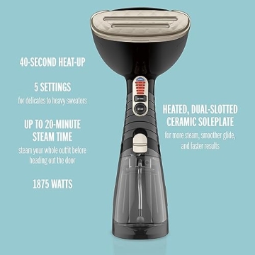 Conair Handheld Garment Steamer Turbo ExtremeSteam 1875W Portable