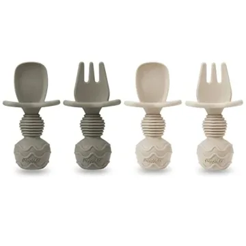 PandaEar Silicone Baby Feeding Set for Toddlers