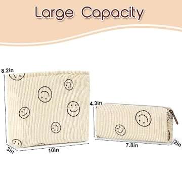 Stylish SANYETS Makeup Bag for Travel and Organization