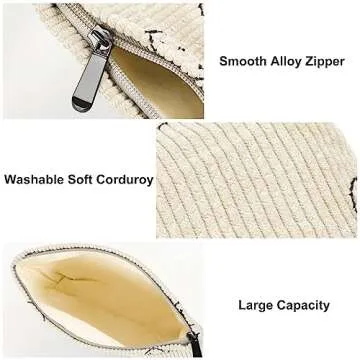 Stylish SANYETS Makeup Bag for Travel and Organization