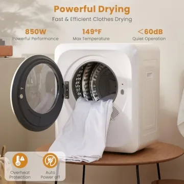 Auertech 1.5 CU. FT. Portable Clothes Dryer for Apartment