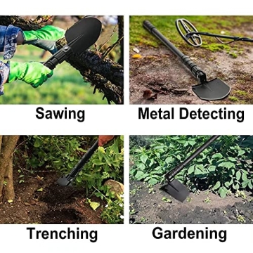 Folding Camping Shovel 31" | Multi-Functional Survival Tool