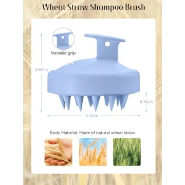 HEETA Eco-Friendly Scalp Massager for Healthy Hair Care