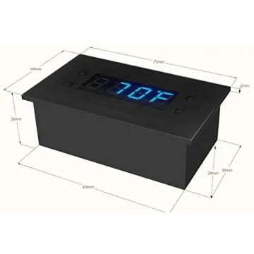 Coolerguys Programmable Fan Thermostat Controller with Staggered Interval Settings