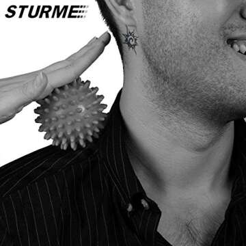STURME Spiky Massage Ball for Deep Tissue Therapy