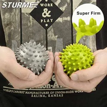 STURME Spiky Massage Ball for Deep Tissue Therapy