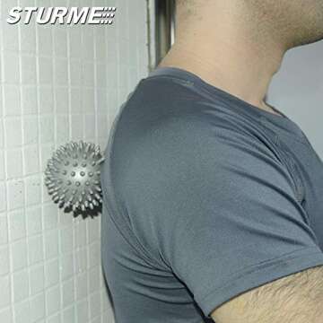 STURME Spiky Massage Ball for Deep Tissue Therapy