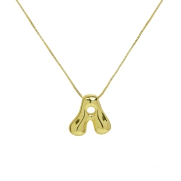 Elegant Qitian Balloon Initial Necklace - Custom Jewelry Gift