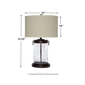 Elegant Glass Table Lamp for Modern Home Lighting